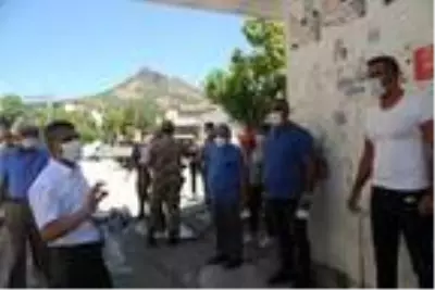 Tunceli'de koronavirüs denetimi Tunceli'de koronavirüs denetimi