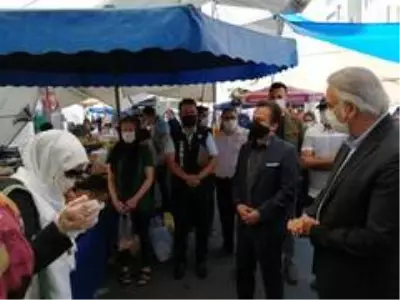 Son dakika haberleri: Tuzla'da semt pazarında korona virüs denetimi Son dakika haberleri: Tuzla'da semt pazarında korona virüs denetimi