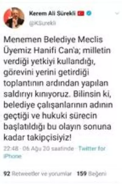 AK Parti Meclis Üyesi, belediye çalışanları tarafından saldırıya uğradı AK Parti Meclis Üyesi, belediye çalışanları tarafından saldırıya uğradı