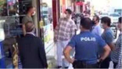 Akçakale'de maske ve sosyal mesafe denetimleri devam ediyor Akçakale'de maske ve sosyal mesafe denetimleri devam ediyor