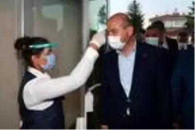 Bakan Soylu, 'düğün salonu' denetimine katıldı Bakan Soylu, 'düğün salonu' denetimine katıldı