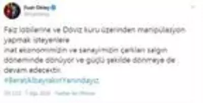Fuat Oktay: Ekonomimizin çarkları güçlü şekilde dönmeye devam edecek Fuat Oktay: Ekonomimizin çarkları güçlü şekilde dönmeye devam edecek