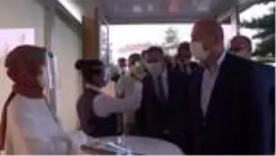 İçişleri Bakanı Soylu denetime katıldı, 'örnek düğün' detayına dikkat çekti İçişleri Bakanı Soylu denetime katıldı, 'örnek düğün' detayına dikkat çekti