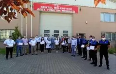 Kestel Belediyesi personeline pandemi teşekkürü Kestel Belediyesi personeline pandemi teşekkürü