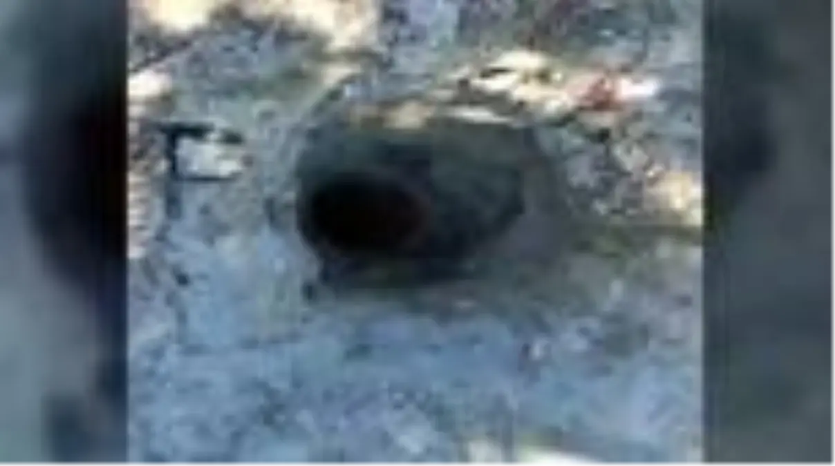 Kuyudan su yerine ateş yükseldi