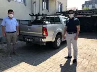 Manyas sivrisineğe karşı ilaçlanıyor Manyas sivrisineğe karşı ilaçlanıyor