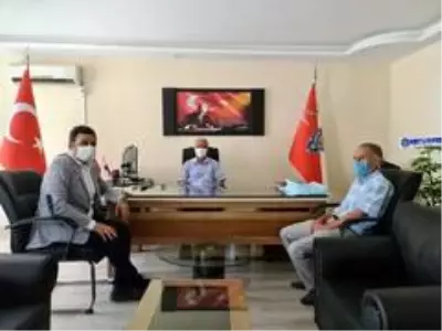 Başkan Yıldırım, Emniyet Müdürü Torlak ile bir araya geldi Başkan Yıldırım, Emniyet Müdürü Torlak ile bir araya geldi