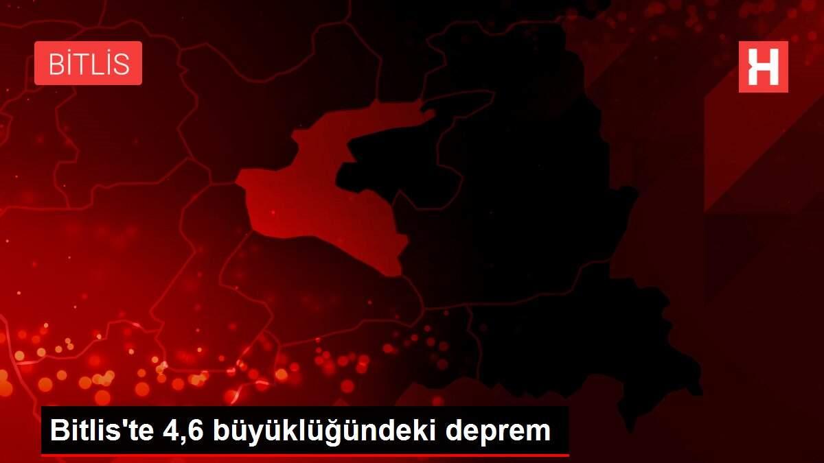 Bitlis'te 4,6 büyüklüğündeki deprem Bitlis'te 4,6 büyüklüğündeki deprem