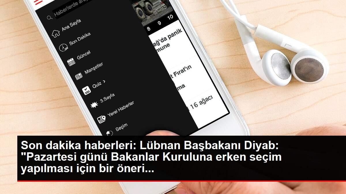 Son dakika haberleri: Lübnan Başbakanı Diyab: Son dakika haberleri: Lübnan Başbakanı Diyab: