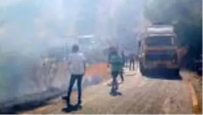 Milas'ta çıkan orman yangınına hava ve karadan müdahale ediliyor (3) Milas'ta çıkan orman yangınına hava ve karadan müdahale ediliyor (3)