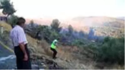 Milas'ta çıkan orman yangınına hava ve karadan müdahale ediliyor (4) Milas'ta çıkan orman yangınına hava ve karadan müdahale ediliyor (4)