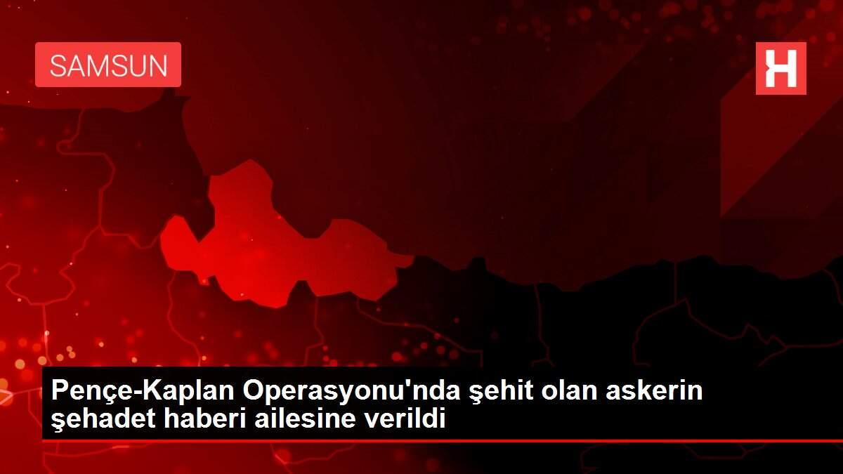 Pençe-Kaplan Operasyonu'nda şehit olan askerin şehadet haberi ailesine verildi Pençe-Kaplan Operasyonu'nda şehit olan askerin şehadet haberi ailesine verildi