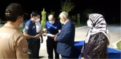 Selendi'de düğünlere korona virüs denetimi Selendi'de düğünlere korona virüs denetimi
