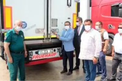 Sultani üzümde ilk ihracat tırları törenle uğurlandı Sultani üzümde ilk ihracat tırları törenle uğurlandı