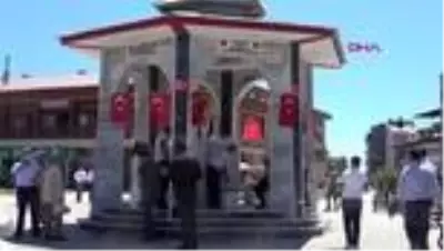 VAN Şehit anısına yaptırılan şadırvanın açılışına şehit yakınları ve gaziler katıldı VAN Şehit anısına yaptırılan şadırvanın açılışına şehit yakınları ve gaziler katıldı
