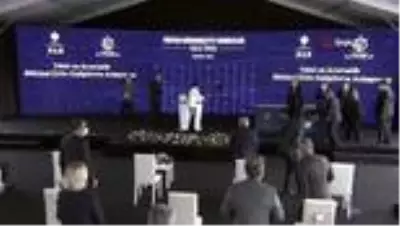 Cumhurbaşkanı Recep Tayyip Erdoğan, TÜBİTAK Mükemmeliyet Merkezi'nin açılış töreninde konuştu. Cumhurbaşkanı Recep Tayyip Erdoğan, TÜBİTAK Mükemmeliyet Merkezi'nin açılış töreninde konuştu.