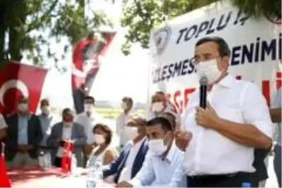 Konak'ta toplu sözleşme sevinci Konak'ta toplu sözleşme sevinci