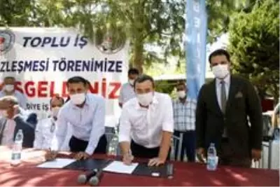 Konak'ta toplu sözleşme sevinci Konak'ta toplu sözleşme sevinci