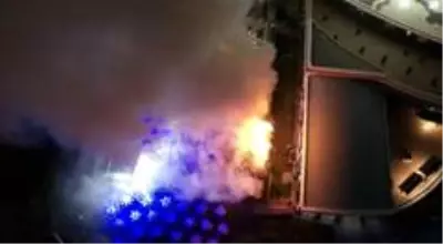 Konya'da otel bahçesinde yangın paniği Konya'da otel bahçesinde yangın paniği