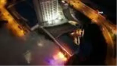 Konya'da otel bahçesinde yangın paniği Konya'da otel bahçesinde yangın paniği