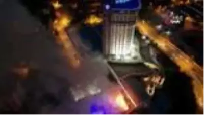 Konya'da otel bahçesinde yangın paniği Konya'da otel bahçesinde yangın paniği