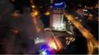 Konya'da otel bahçesinde yangın paniği Konya'da otel bahçesinde yangın paniği