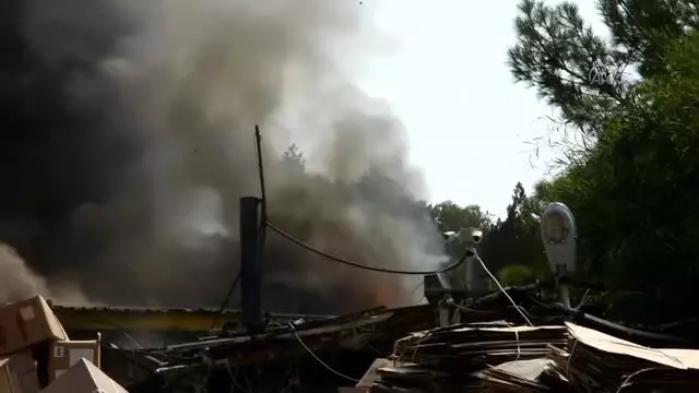 Prefabrik evde çıkan yangın söndürüldü Haber