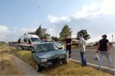 Tekirdağ'da trafik kazası: 2 yaralı Tekirdağ'da trafik kazası: 2 yaralı