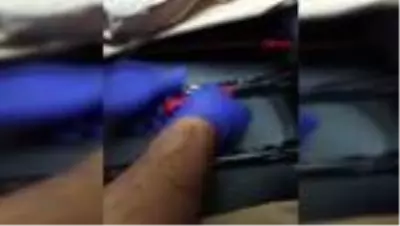 DENİZLİ Bavulun içindeki borularda uyuşturucu çıktı DENİZLİ Bavulun içindeki borularda uyuşturucu çıktı