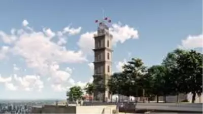 Tarihi Saat Kulesi eski ihtişamına kavuşuyor Tarihi Saat Kulesi eski ihtişamına kavuşuyor