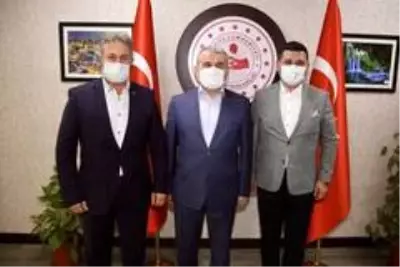 Tütüncü, Kepez Kaymakamı Şahin'i ziyaret etti Tütüncü, Kepez Kaymakamı Şahin'i ziyaret etti