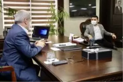 Tütüncü, Kepez Kaymakamı Şahin'i ziyaret etti Tütüncü, Kepez Kaymakamı Şahin'i ziyaret etti