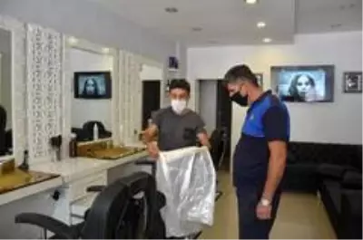 Ereğli'de berber, kuaför ve güzellik salonlarına denetleme Ereğli'de berber, kuaför ve güzellik salonlarına denetleme