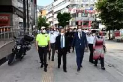 Karabük'te korona virüs denetimleri yapıldı Karabük'te korona virüs denetimleri yapıldı