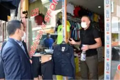 Sarıkamış'ta pandemi tedbirleri denetimi Sarıkamış'ta pandemi tedbirleri denetimi