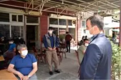 Sarıkamış'ta pandemi tedbirleri denetimi Sarıkamış'ta pandemi tedbirleri denetimi