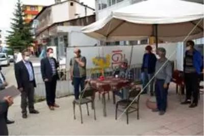 Sarıkamış'ta pandemi tedbirleri denetimi Sarıkamış'ta pandemi tedbirleri denetimi