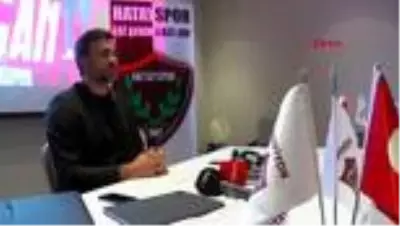 SPOR Hatayspor Teknik Direktörü Ömer Erdoğan Başarı için canla başla çalışacağız SPOR Hatayspor Teknik Direktörü Ömer Erdoğan Başarı için canla başla çalışacağız