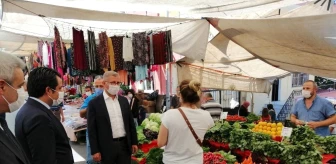 Üsküdar Belediye Başkanı Türkmen maske takana ayrıcalık istedi esnaf kabul etti