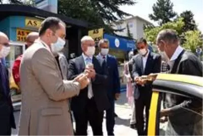 Vali Şentürk'ten korona denetimi Vali Şentürk'ten korona denetimi