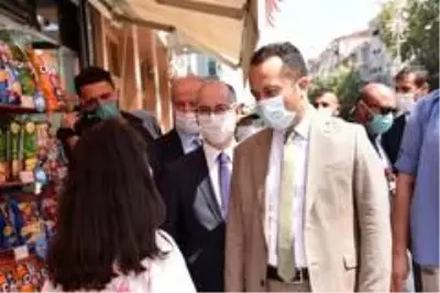Vali Şentürk'ten korona denetimi Vali Şentürk'ten korona denetimi