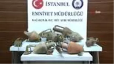 Son dakika haberi: Arnavutköy'de M.Ö. 2200 Roma ve Bizans dönemine ait 39 tarihi eser ele geçirildi Son dakika haberi: Arnavutköy'de M.Ö. 2200 Roma ve Bizans dönemine ait 39 tarihi eser ele geçirildi