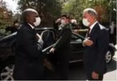 Bakan Akar, Senegalli Bakan Kaba ile bir araya geldi Bakan Akar, Senegalli Bakan Kaba ile bir araya geldi