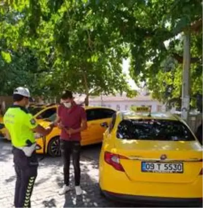 Germencik'te korona virüs denetimi Germencik'te korona virüs denetimi