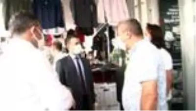 Gurbetçilere maske ve sosyal mesafe denetimi yapıldı Gurbetçilere maske ve sosyal mesafe denetimi yapıldı