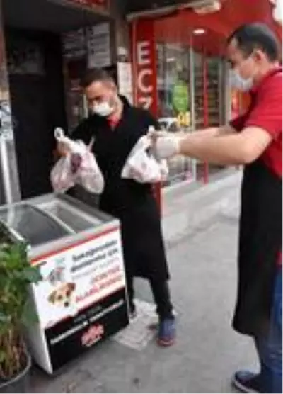 Kasaptan sokak hayvanları için örnek uygulama Kasaptan sokak hayvanları için örnek uygulama