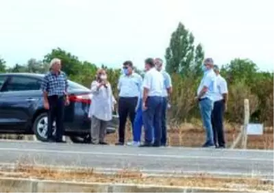 Konya'da eyleme sahne olan kavşakta inceleme Konya'da eyleme sahne olan kavşakta inceleme