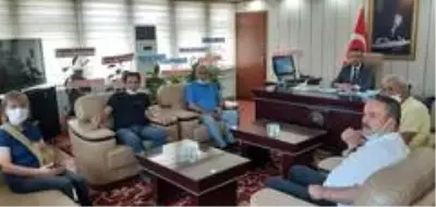 OGC'den Kaymakam Akpay'a ziyaret OGC'den Kaymakam Akpay'a ziyaret