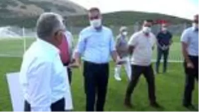 SPOR Erciyes Yüksek İrtifa Kamp Merkezi'ndeki 2 saha açılıyor SPOR Erciyes Yüksek İrtifa Kamp Merkezi'ndeki 2 saha açılıyor
