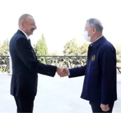 Azerbaycan Cumhurbaşkanı İlham Aliyev, Bakan Akar'ı kabul etti Azerbaycan Cumhurbaşkanı İlham Aliyev, Bakan Akar'ı kabul etti